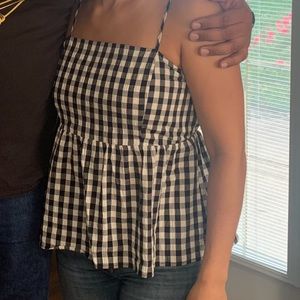Plaid top